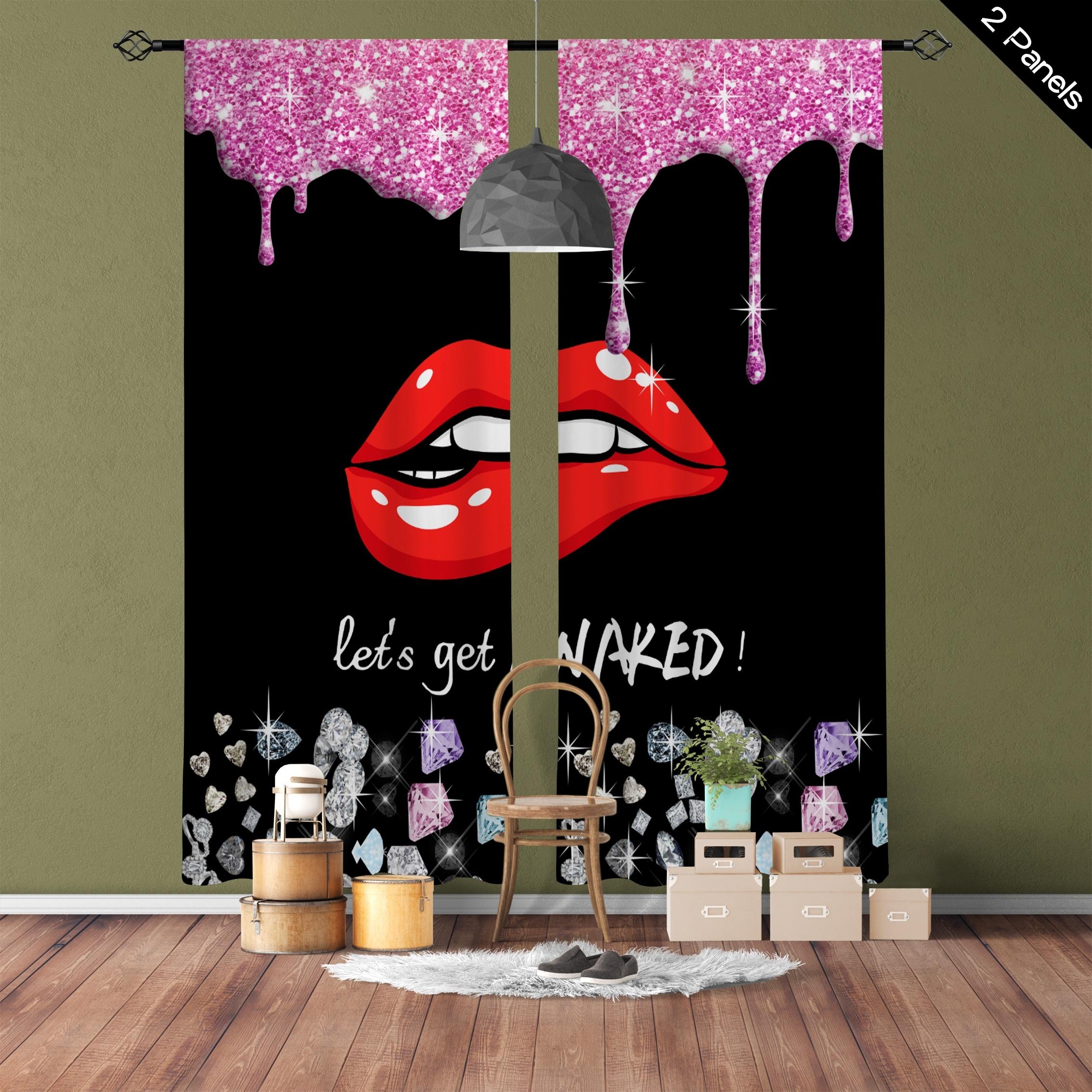 

2 шт. блестящие серебристые шторы с принтом капель воды, карманные шторы, полузатемняющие шторы для гостиной, спальни, офиса, домашнего декора (250W250H)x2(CM)&Rod Pocket