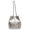 Harujio Sequin Bag, Party Bag, Wedding Bag, Sparkly Bag, Occasion Bag, Women's Shoulder Tote, 2-Way, Small Bag, Black or Silver, Party Bag, Stylish,