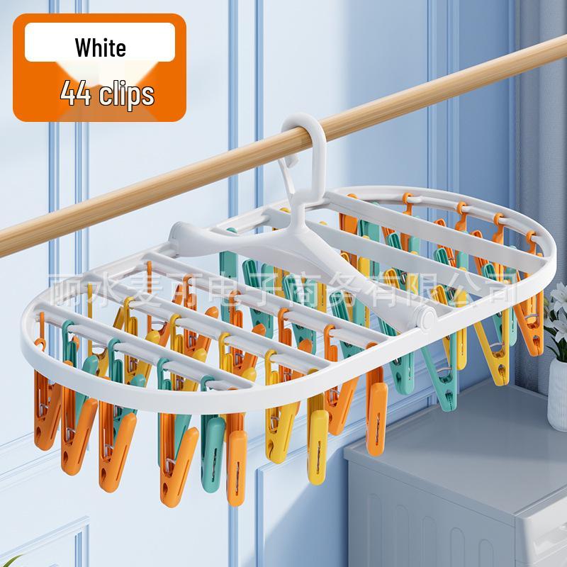 Foldable Multi-Clip Drying Rack for Clothes, Socks, and Underwear