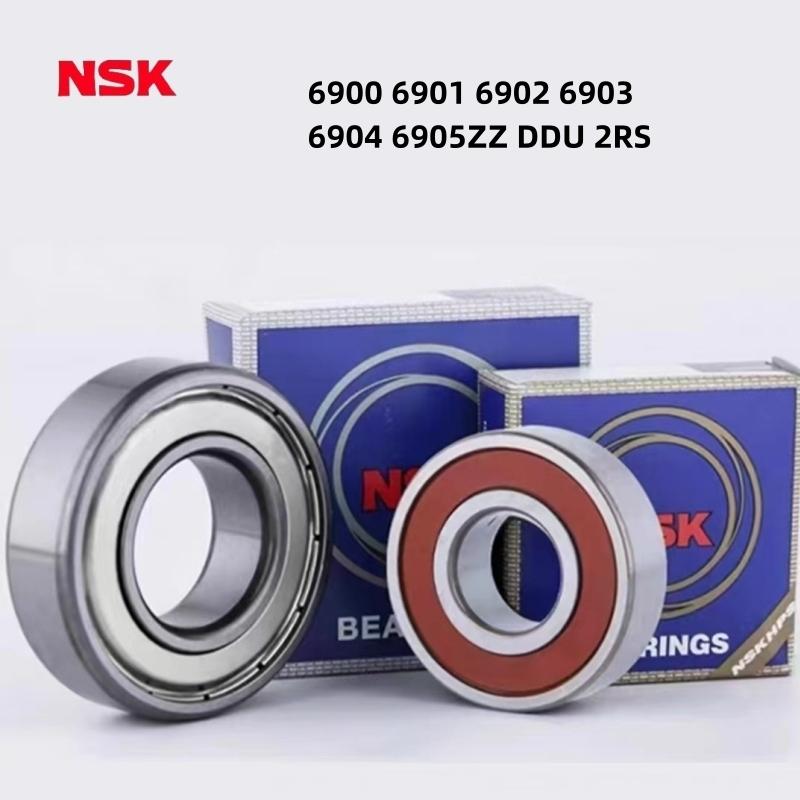5/10pcs thin-walled deep groove ball bearing NSK high-speed 6900 6901 6902 6903 6904 6905 ZZDDU 2RS high-speed bearing steel.