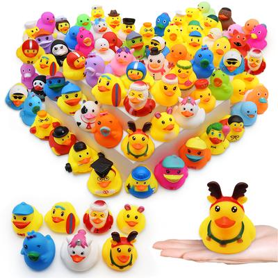 Fun Rubber Duck Swimming Pool Bathroom Toy, Floating Toy, Suitable for Swimming Pools and Beaches, Suitable for Birthday Gifts