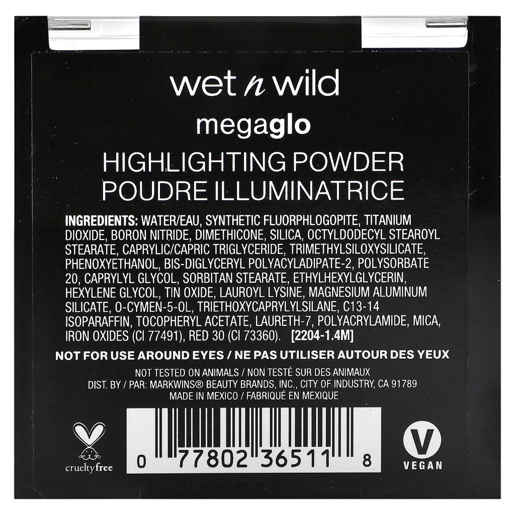 Wet N Wild MegaGlo Highlighting Powder, 335A Bloom Time, 0.19 Oz (5.4 G)
