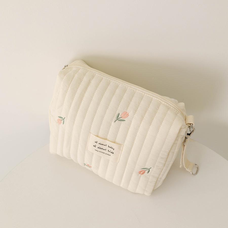 Mommy Bag Print Embroidery Mommy Bag Zipper Newborn Baby Diaper Bag Nappy Pouch Travel Stroller Storage Bags