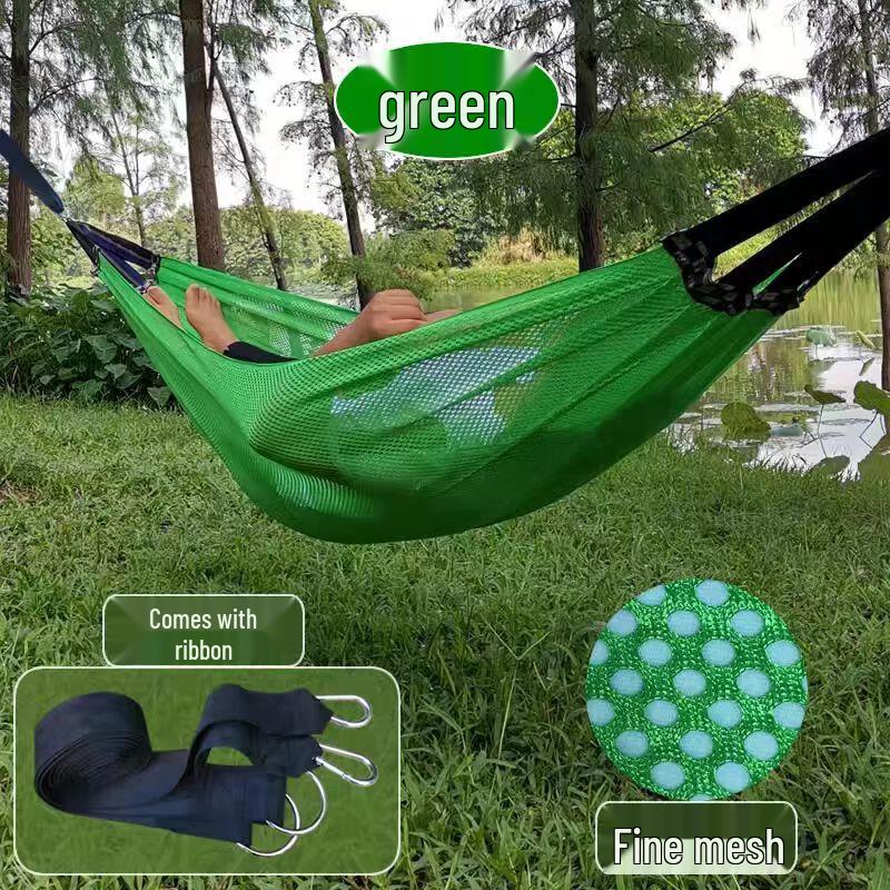 Handun Outdoor Ice Silk Mesh Hammock Swing