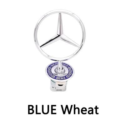 1pcs 44mm 57mm 74mm Metal For Mercedes Benz Front Hood Bonnet Head GLA GLB GLC GLE E200 E260 E300 Car Badge Emblem Accessories