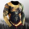 Animal T-Shirts For Mens 3D Wolf Printing Short Sleeve Tops Fashion Personality T Shirt Loose Oversized Tees Shirt Men Clothing