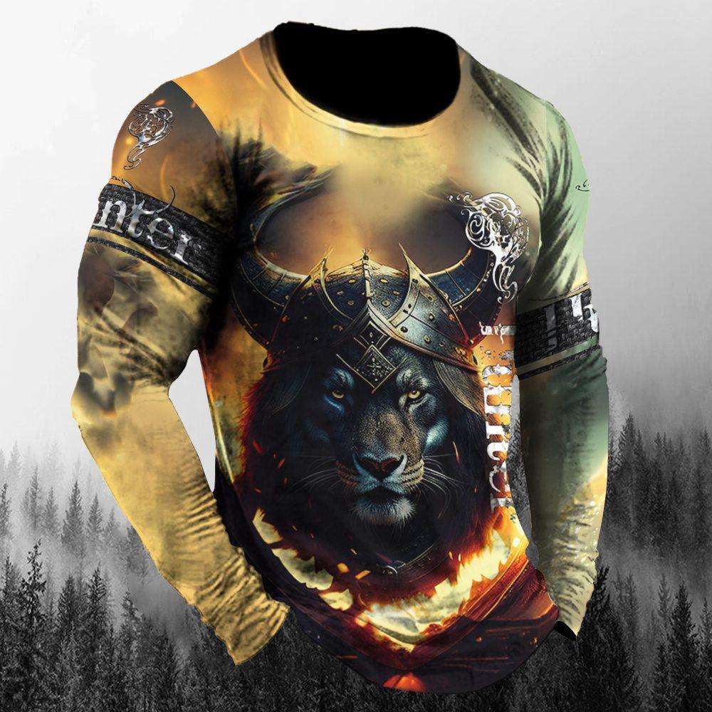 Animal T-Shirts For Mens 3D Wolf Printing Short Sleeve Tops Fashion Personality T Shirt Loose Oversized Tees Shirt Men Clothing