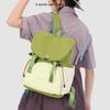 Schoolbag Outdoor Casual Backpack Male and Female Couples Go Out Lightweight Nylon Contrast Backpack Junior High School Student School Bag
