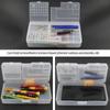 Transparent Electronic Components Storage Box Compartment Small Screw Accessories Container