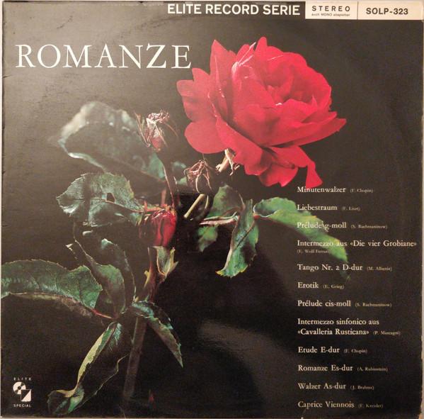 

LP Record HANS HAGEN Romanze SOLP323 Elite Special Switzerlan Classical Used