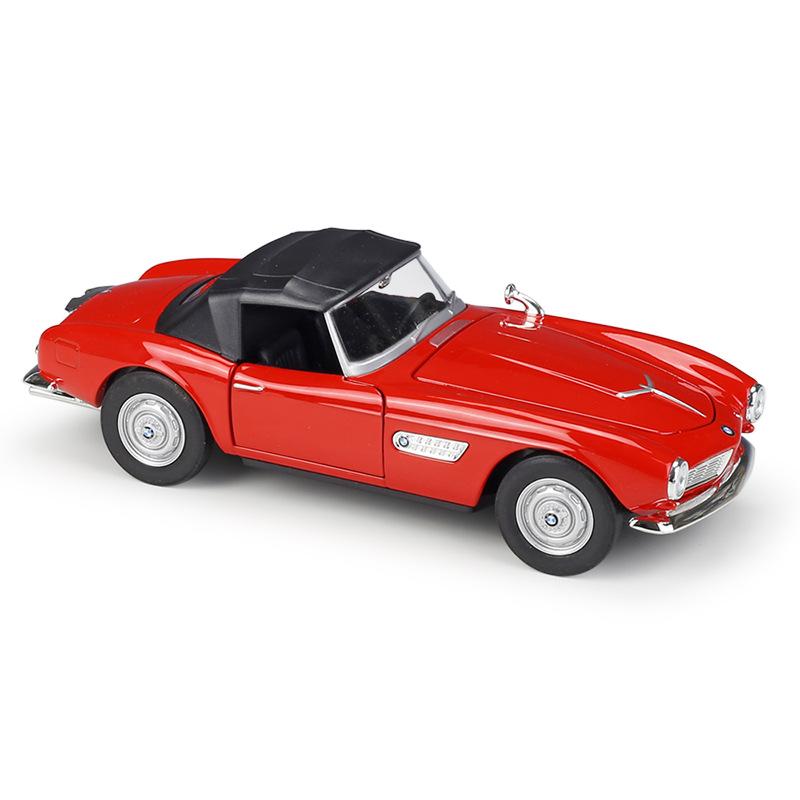 

WELLY 1/24 BMW 507 Soft-Top Convertible Alloy Car Model Diecast Toy Vehicle Classic Model Car Collectibles Children s Toys Gifts