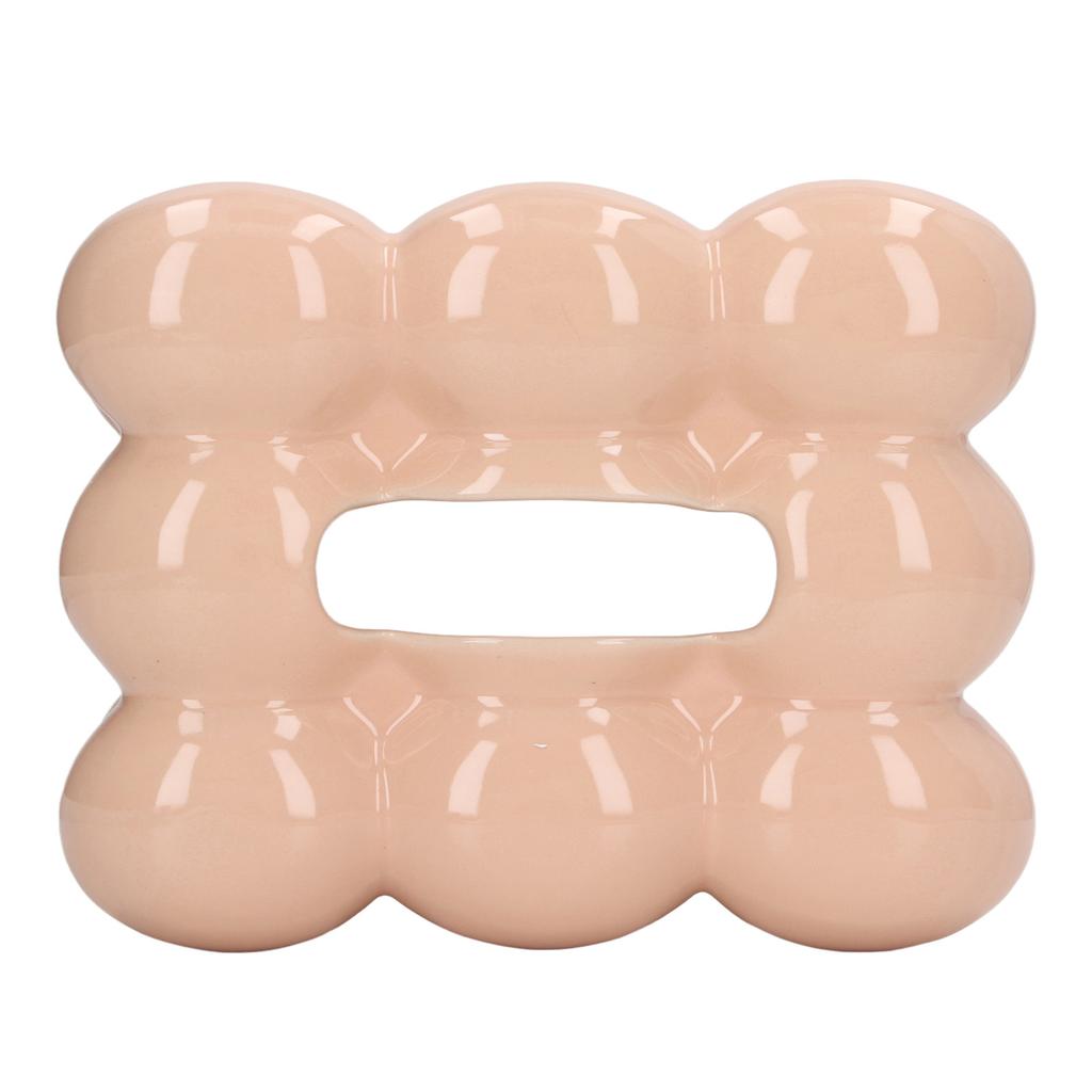 Electroplated Ceramic Tissue Box Case Holder Decorative Elegant Facial Tissue Napkin Dispenser Box