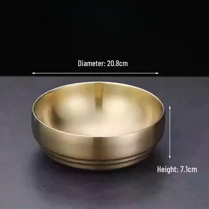 ZISIZ Double-Layer Stainless Steel Cold Noodle Bowl Set