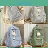 Nylon Student Backpack With Fabric For Casual Travel And School Use