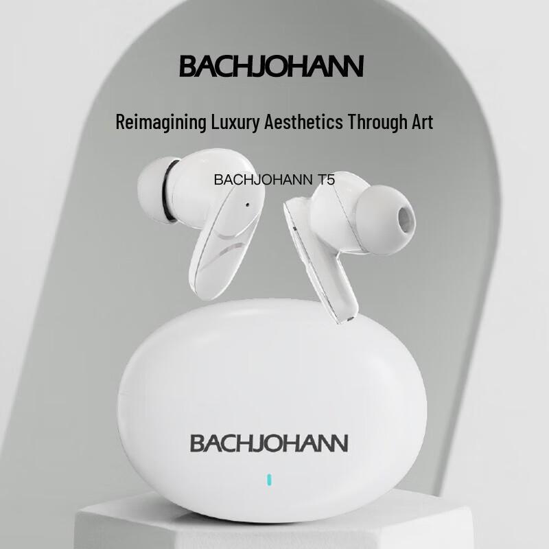 

Bach Johann T5 Smart Noise-Canceling True Wireless Earbuds