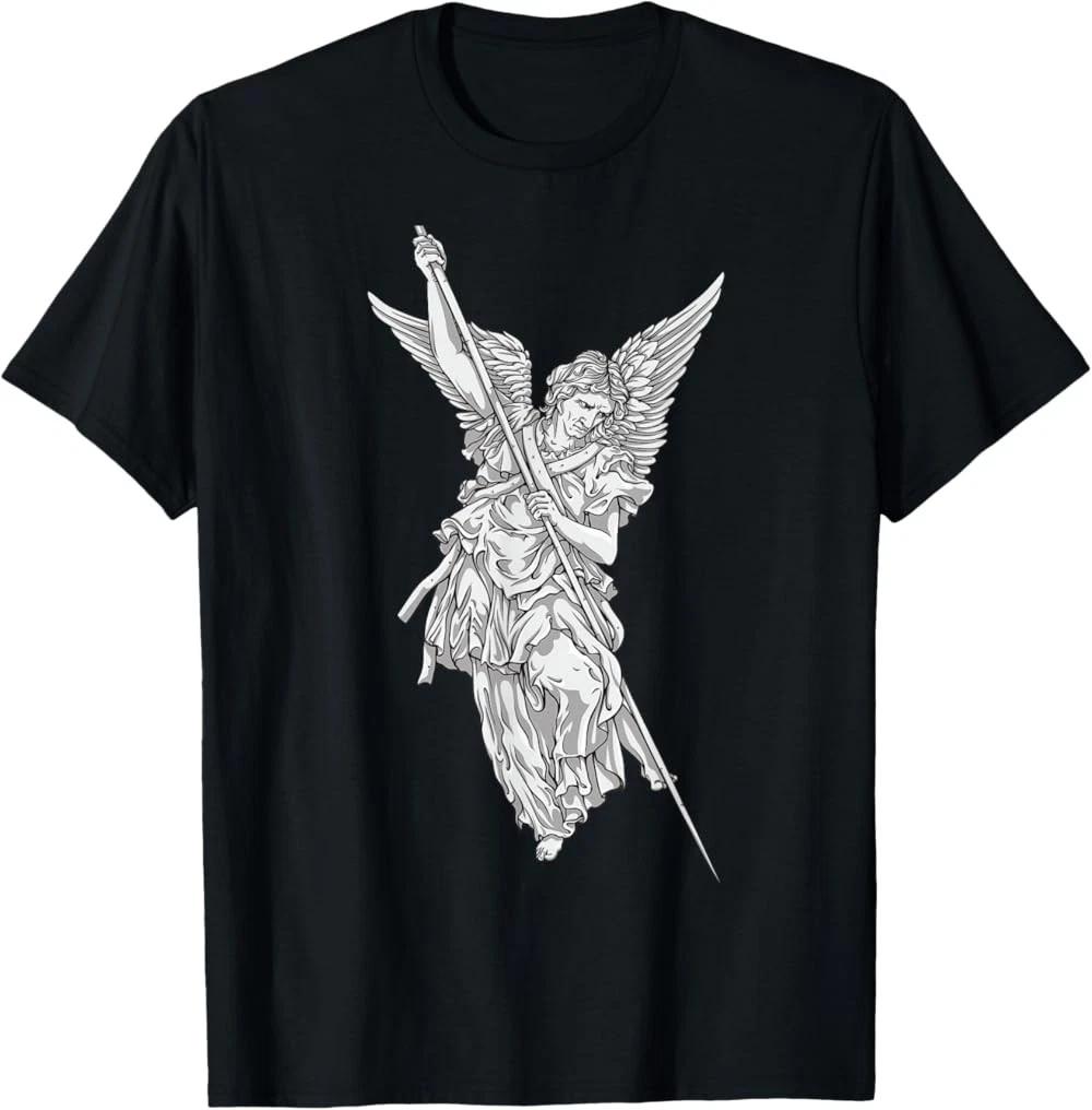 Archangel Tee St Michael Jew Christian Judaism Angel T-Shirt L