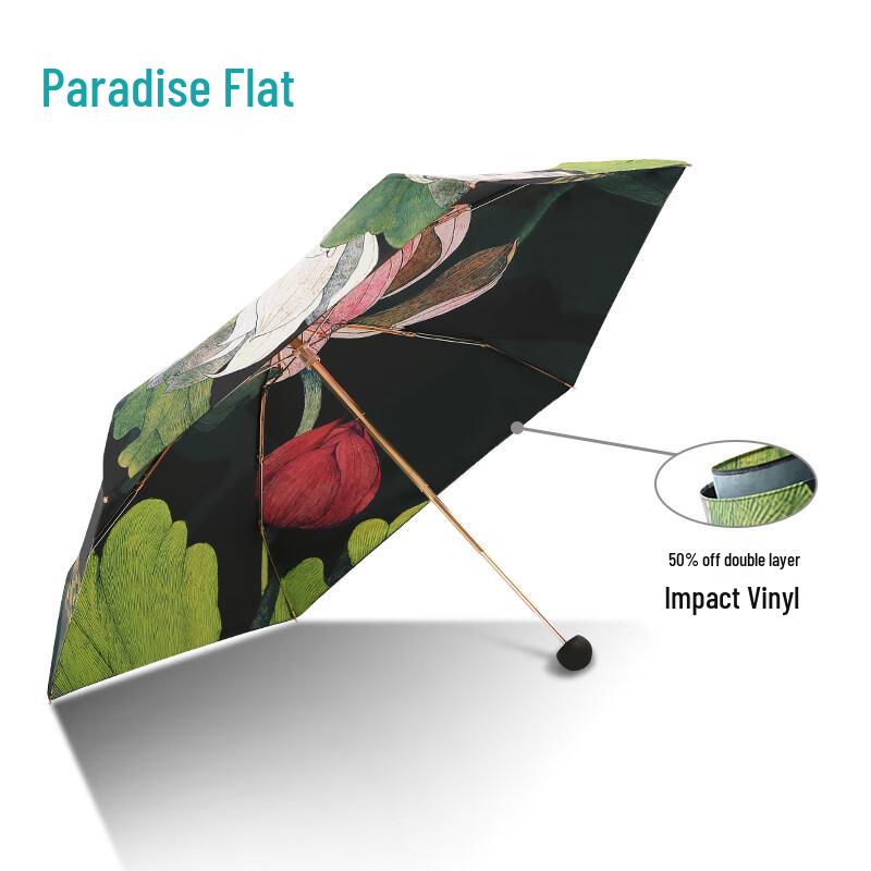 Heaven Umbrella Chinese Style 57506E Folding Sun/Rain Umbrella