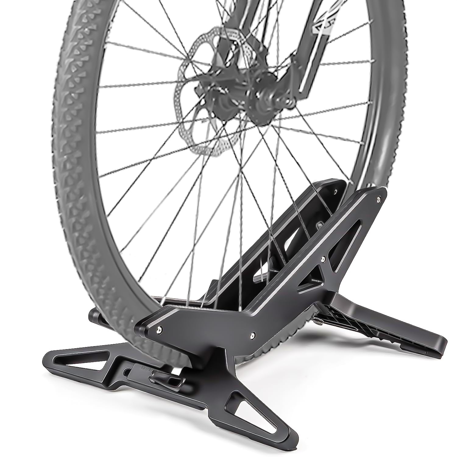 

Велосипедная подставка для помещения Подходит для ширины шин с Совместимость с дорожными и кроссовыми велосипедами [Эксклюзив Amazon] Не опрокидывающаяся, Регулируемая, Использование, 30-80 мм, Нескользящая