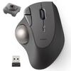 ELECOM უსადენო Trackball მაუსი უსადენო 2.4 GHz IST სერიის 5 ღილაკი Thumb ოპერაცია ხელოვნური Ruby მხარდაჭერა Windows/mac/Chrome შავი M-IT10DRABK