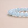 8mm March Chakra Good Luck Amulet Power Stone Bracelet for Men and Women [Koai] Aquamarine, Birthstone, Seven-Color Purification, Protection,