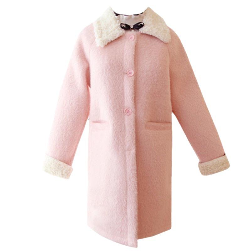 Manteau en fourrure composite double couche aspect agneau pour femmes, Coupe ample mi-longue, Composite double couche