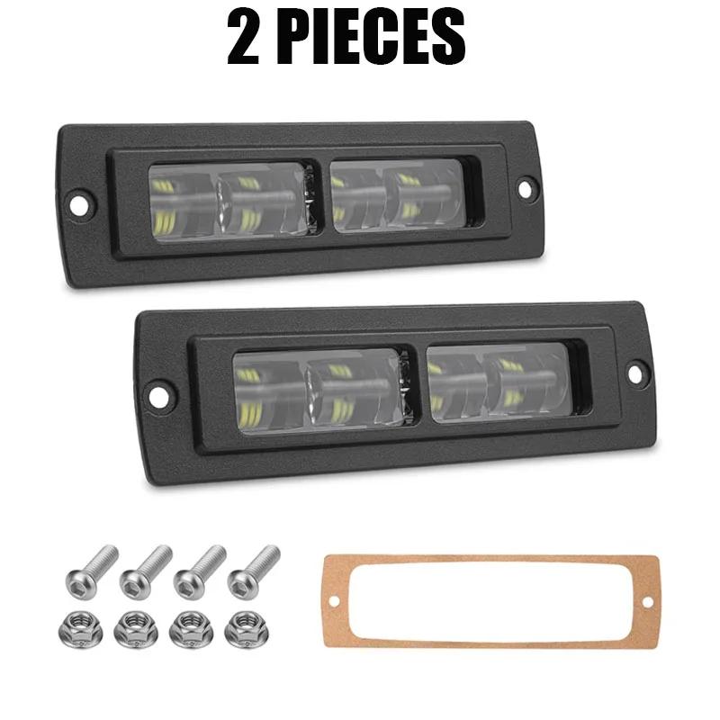 

Flush Mount 6D LED Light Bar 7 inch LED Pod work lamp Driving Reversing lighs for Jeep Auto Car off road 4X4 SUV truck 12V 24V