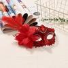Flower Half-Face Mask Multicolor Masquerade Ball Mask Novelty Feather Mask  Costume Party