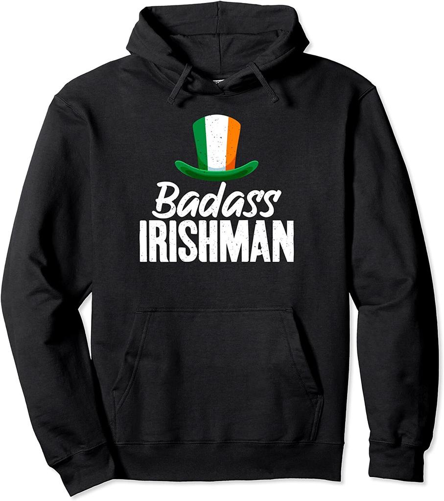 Irish Badass Irishman Irish Dwarf Hat Gift Unisex Hooded Sweatshirt