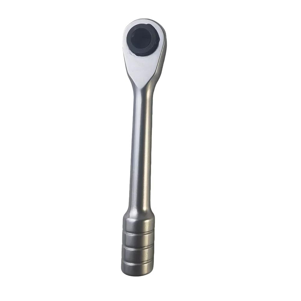 

Bicycle Repair Tool Mini High Quality Ratchet Wrench with Bit Socket for Daily Repairs Car Tools срібний