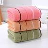 Plaid Polyester Cotton Hand Towel - Soft, Absorbent, All Cotton Face Washcloth for Hotel or Home Use