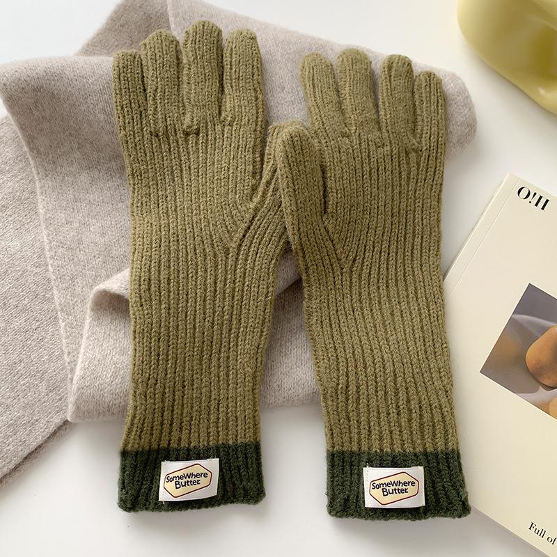 1Pair Women Winter Warm Cycling Riding Outdoor Activities Windproof Thickened Wrist Protection