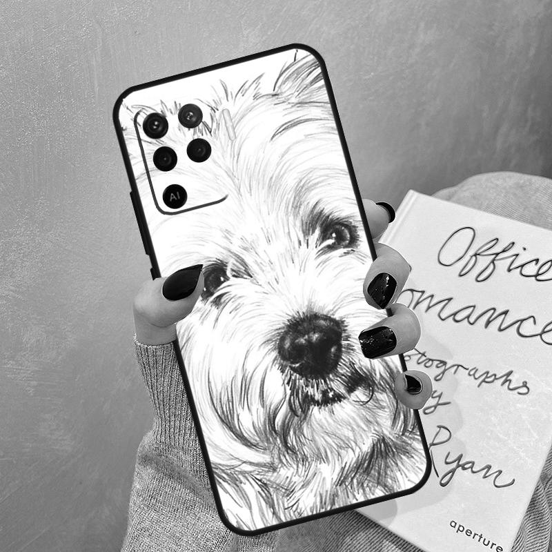 

Cartoon Westie Dog Case For Oppo A54 A74 A94 A17 A57 A77 A76 A16 A96 A18 A60 A80 A40 A38 A58 A78 A98 A15 A5 Pro OPPO A18 4G