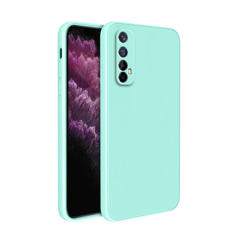 Al Soft Case for OPPO Realme 7 Camera Protection Square Liquid Silicone Realme7 5G Classic Shockproof Covers Fundas