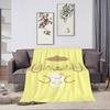 P-PomPom Purin Niedliche Cartoon-Decke für Weiche Überwurfdecke für Picknick Bett Sofa Zuhause Schlafzimmer Gemütlich Warm Bequem