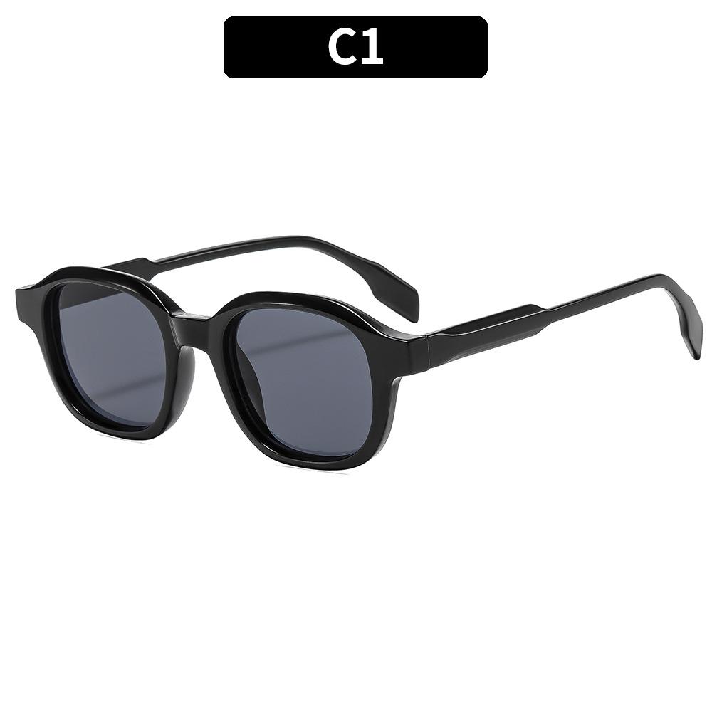 Fashion Ins Big Frame Thin Sunglasses Trendy Internet Celebrities With The Same Street Shot New Sunglasses Korean Version Harajuku Retro Glasses