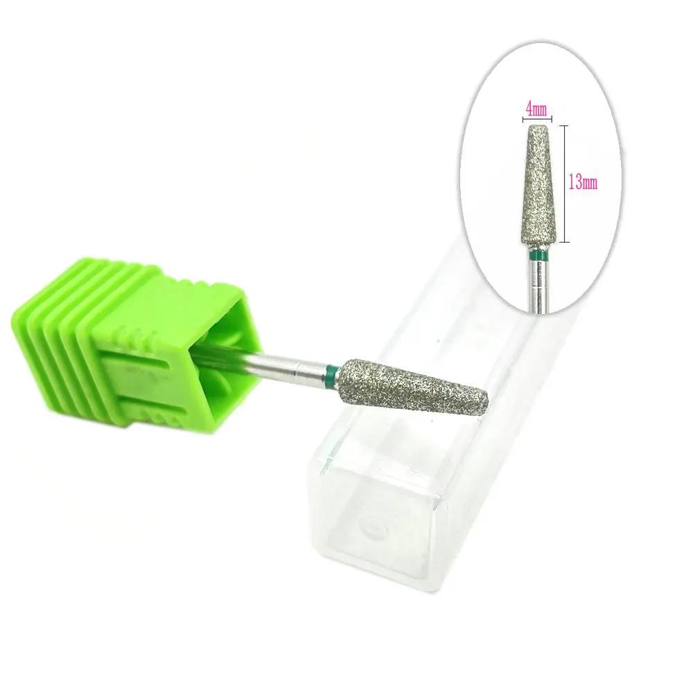 20pcs Diamond Nail Drill Milling Cutter for Manicure Rotary Bits Cuticle Clean Accessory Dental Diamond Burs Polisher 2.35mm
