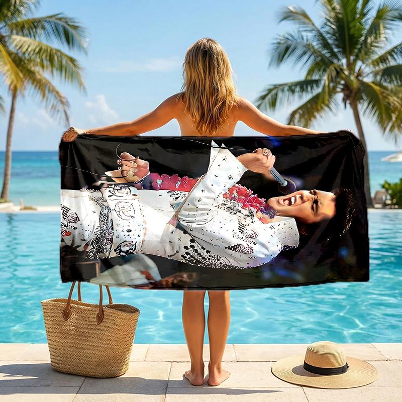 Elvis Fashion Beach Towel: Ideal for Summer Adventures Soft, absorbent and quick drying suitable for swimming and bathing