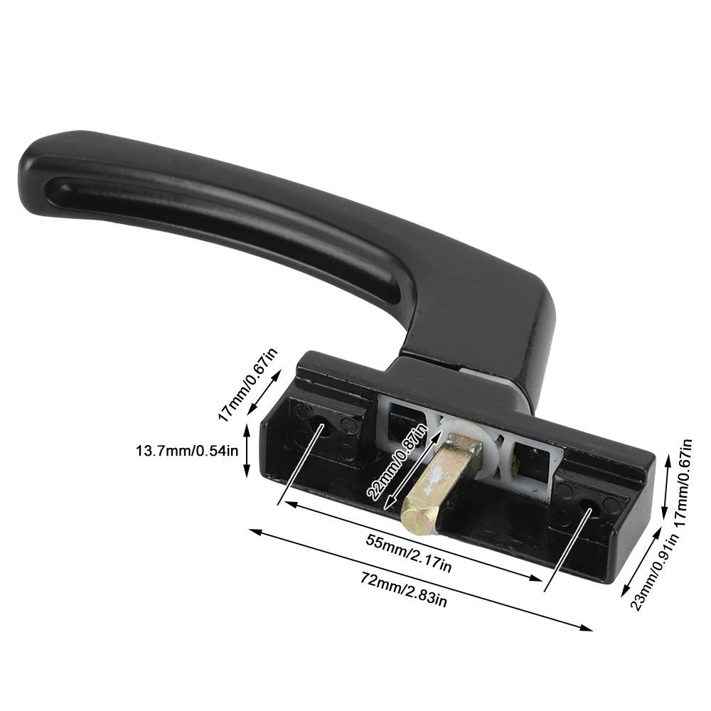 7-Figure Shape Window Locking Handle Locking Handle Window Hardware Fittings  Casement Window