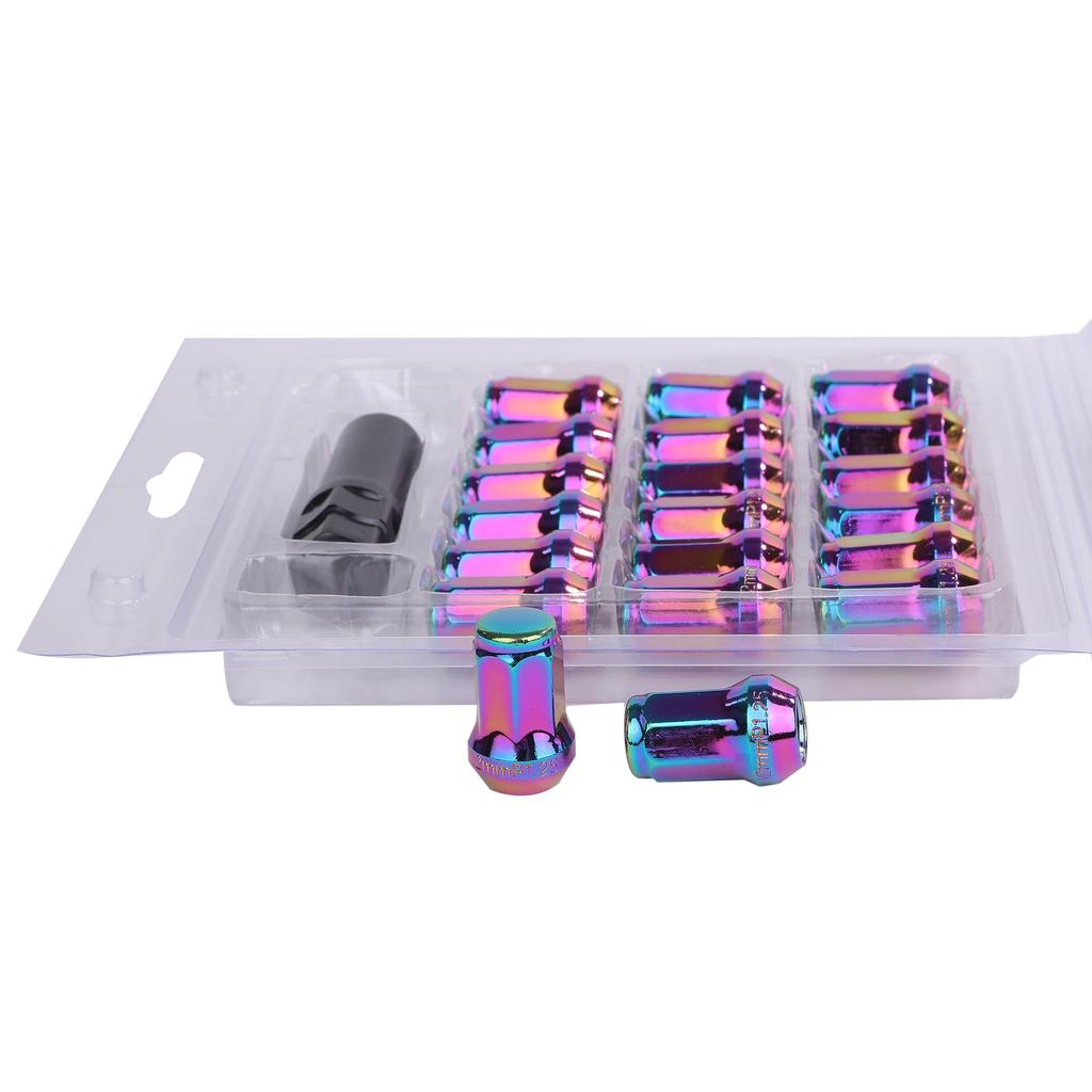 [Partools] Lock Nut Colorful Car Tire Wheel Nut M12 Short