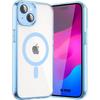 Protective Case - BOOLING - iPhone 15 Plus - Rigid - Transparent - Magnetic Circle