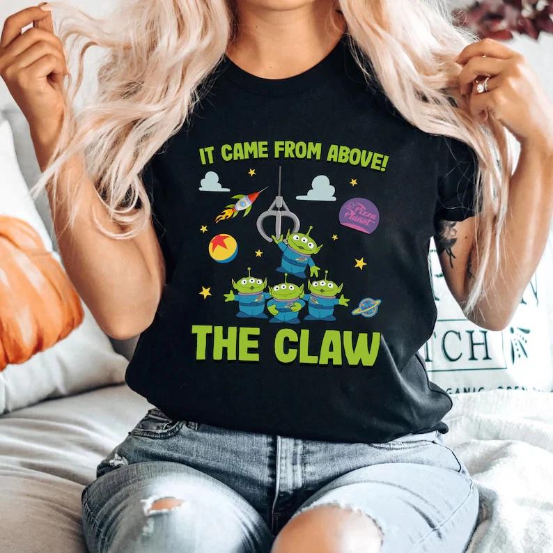 Pixar Toy Story Aliens It Came From Above The Claw Shirt S