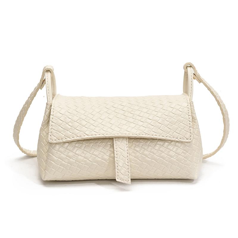 Niche Texture Underarm Small Bag Women's  New Simple Woven Pattern Pillow Bag Versatile Shoulder Messenger Bag