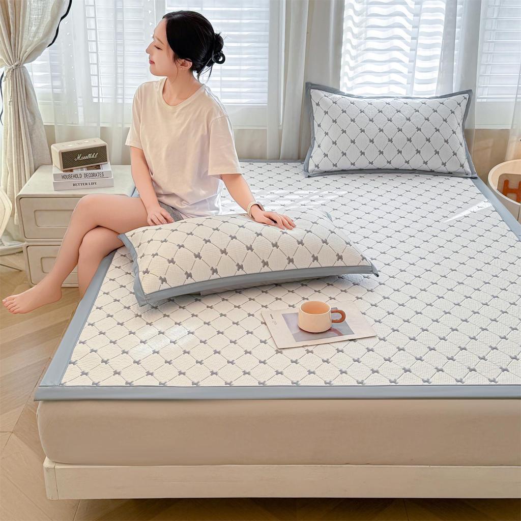 2026 A-Class Summer Cooling Ice Bean Three-Piece Bedding Set for Single Bed