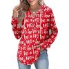 Women's Fashion Women's Lightweight Long Sleeve Pullover With Pockets Preppy Graphic Hoodie