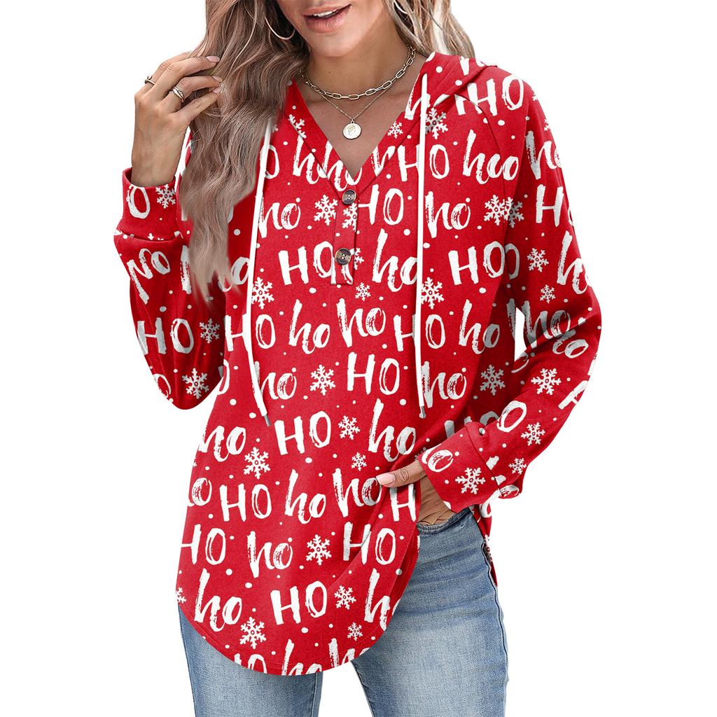 Women's Fashion Women's Lightweight Long Sleeve Pullover With Pockets Preppy Graphic Hoodie