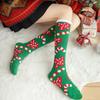 Soft Winter Microfiber Christmas Sleep Knee Socks