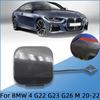 High Quality Accessories For 4 M-Sport G22 G23 G26 2020-2022 Rear Bumper Towing Hook Shell Cover Piano Paint Trailer Cap Wdpf67