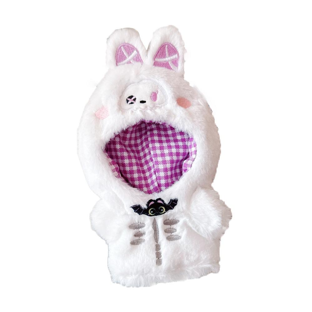 

Rabbit Sitting Labubu Doll Clothes Plush Cotton Doll s Clothes Cotton Doll Accessories style 1