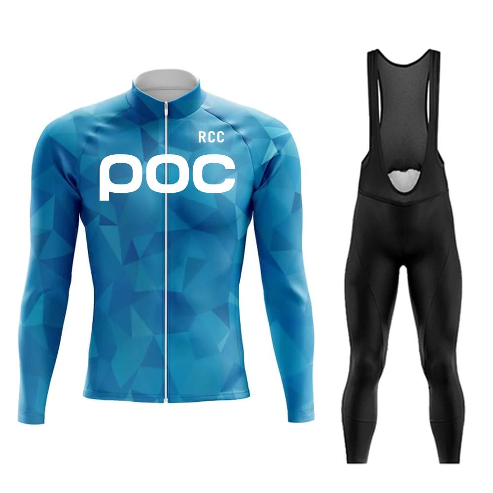 2026 Autumn Breathable Cycling Suit Set Men's Long Sleeve Sports Shirt Set Maillot Ciclismo Road Cycling Quick Drying 001