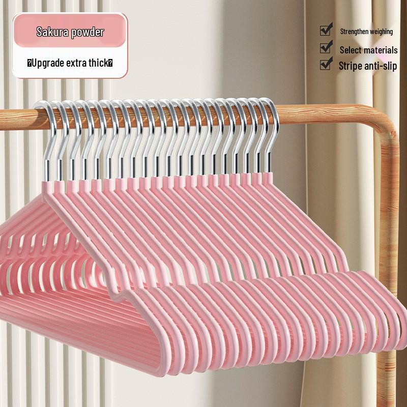 Gruccia Ispessita Antiscivolo per Casa, Senza Segni, Rivestita per Immersione, Modello Adulto, Stendibiancheria